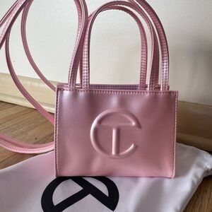 Telfar Pink Ballerina Small Shopping Bag